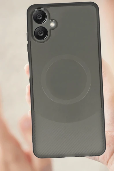 Samsung A06 Kılıf Maya Karbon Kapak - Kırmızı - Resim 3