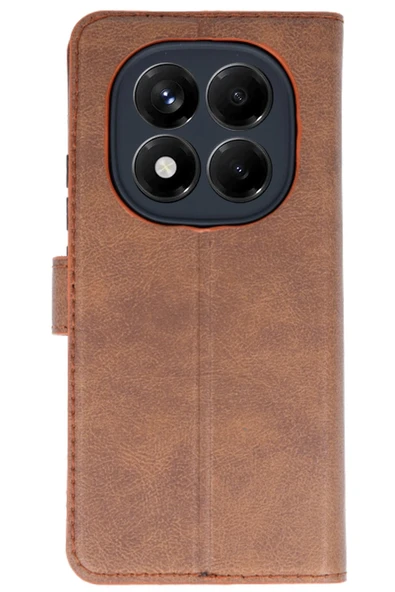 Xiaomi Redmi Note 14 Pro 5G Kılıf Trend S Plus Kapaklı Kılıf - Taba ürün görseli