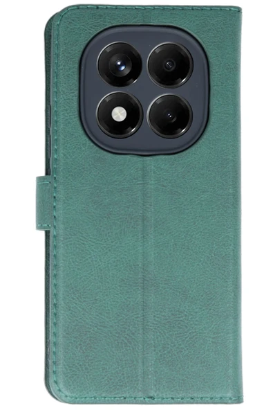 Xiaomi Redmi Note 14 Pro 5G Kılıf Trend S Plus Kapaklı Kılıf - Yeşil ürün görseli