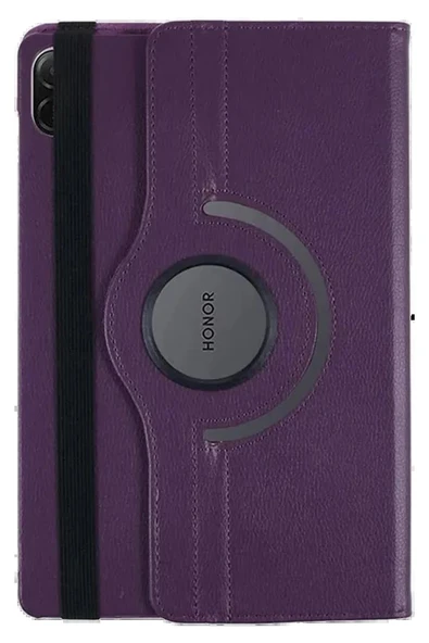 Huawei Honor Pad X8A Kılıf 360 Tablet Deri Kılıf - Mürdüm ürün görseli