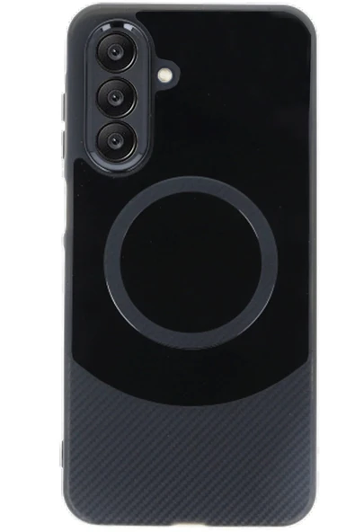 Samsung A26 Kılıf Maya Karbon Kapak - Siyah - Resim 2