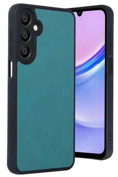 Samsung Galaxy A35 5G Kılıf Aras Deri Kapak - Açık Yeşil - Resim 4