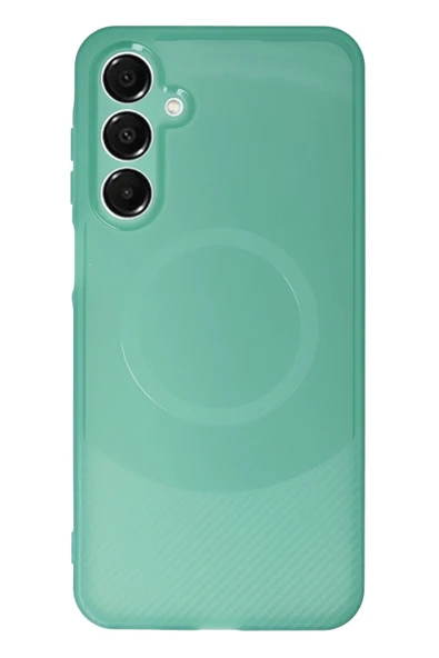 Samsung A16 5G Kılıf Maya Karbon Kapak - Koyu Yeşil ürün görseli