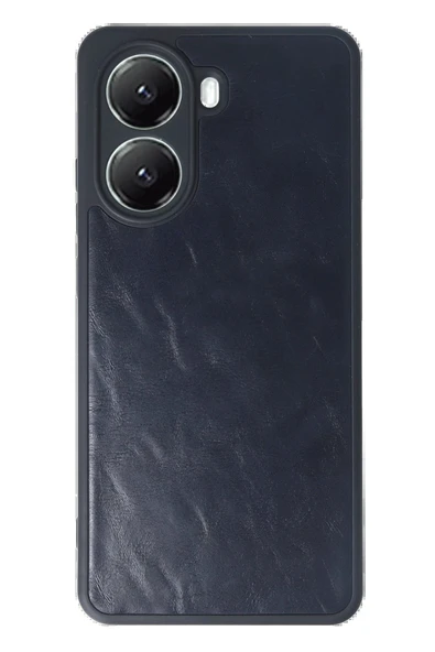 Xiaomi Poco X7 Pro Kılıf Aras Deri Kapak - Lacivert - Resim 3