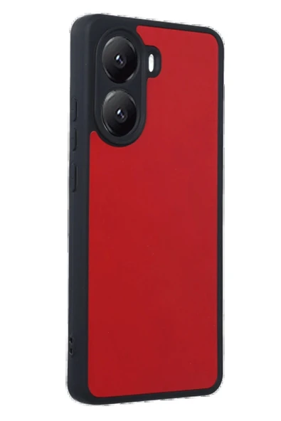 Xiaomi Poco X7 Pro Kılıf Aras Deri Kapak - Kırmızı - Resim 2