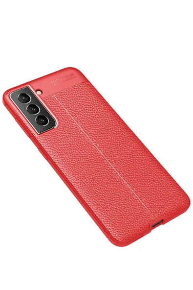 Samsung Galaxy S21 FE Kılıf Auto Focus Kapak - Kırmızı ürün görseli