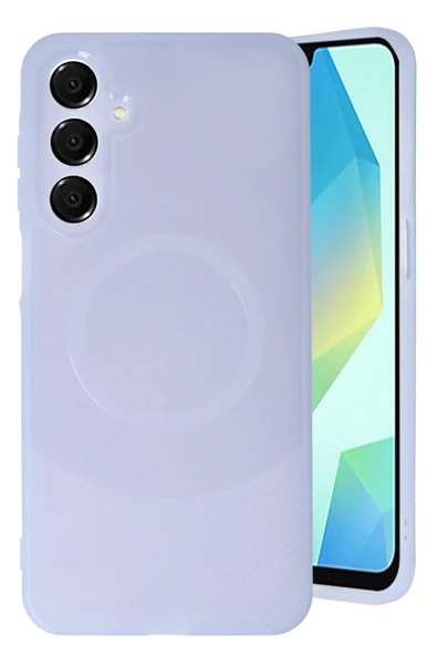 Samsung A56 Kılıf Maya Karbon Kapak - Lila - Resim 3