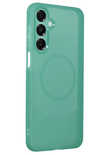 Samsung A16 5G Kılıf Maya Karbon Kapak - Koyu Yeşil - Resim 3