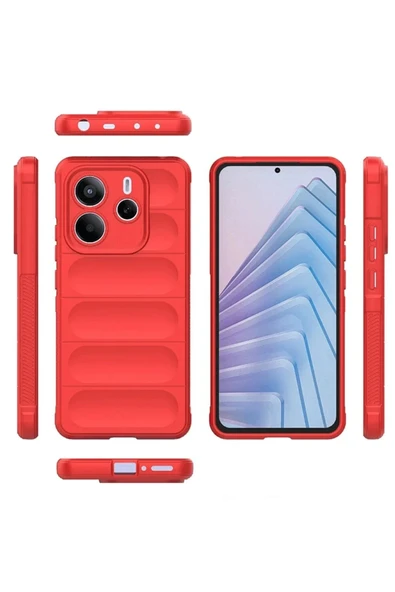 Xiaomi Redmi Note 14 4G Kılıf Optimum Silikon - Kırmızı ürün görseli