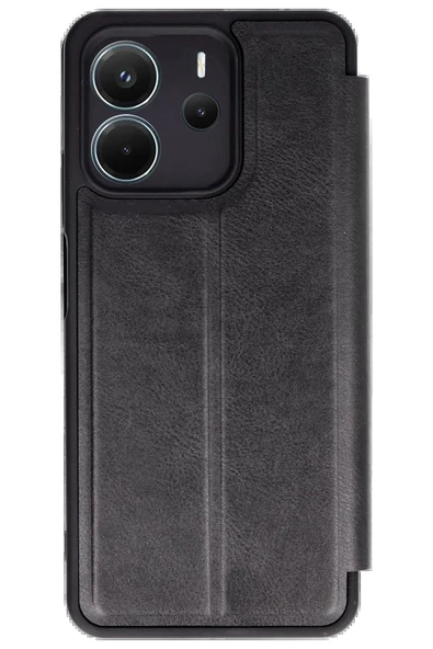 Xiaomi Redmi Note 14 4G Kılıf Flip Cover - Siyah ürün görseli