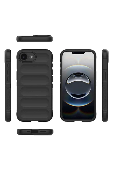 iPhone 16E Kılıf Optimum Silikon - Lacivert - Resim 2