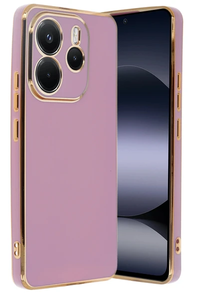 Xiaomi Redmi Note 14 4G Kılıf Volet Silikon - Mor ürün görseli