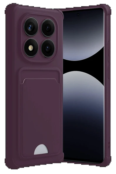 Xiaomi Redmi Note 14 Pro 5G Kelvin Kartvizitli Silikon - Derin Mor ürün görseli