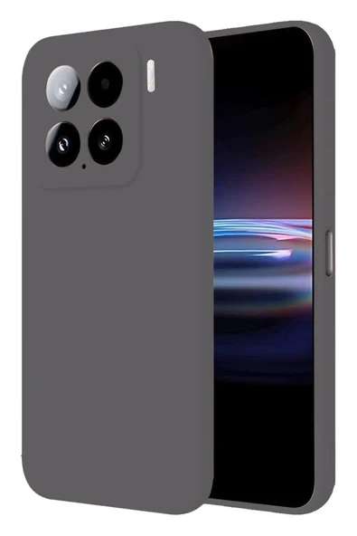 Xiaomi Mi 15 Pro Kılıf Nano içi Kadife Silikon - Gri ürün görseli