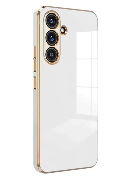 Samsung Galaxy A24 4G Kılıf Volet Silikon - Beyaz - Resim 4