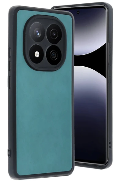 Xiaomi Redmi Note 14 Pro 5G Kılıf Aras Deri Kapak - Açık Yeşil ürün görseli