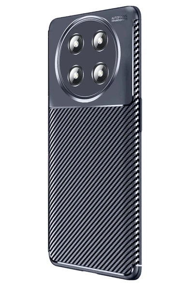 Honor Magic 7 Lite Kılıf Auto Focus Karbon Kapak - Lacivert - Resim 2