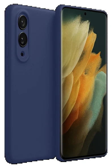 Samsung Galaxy S25 Edge First Silikon - Lacivert - Resim 2