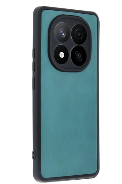 Xiaomi Redmi Note 14 Pro 5G Kılıf Aras Deri Kapak - Açık Yeşil - Resim 2