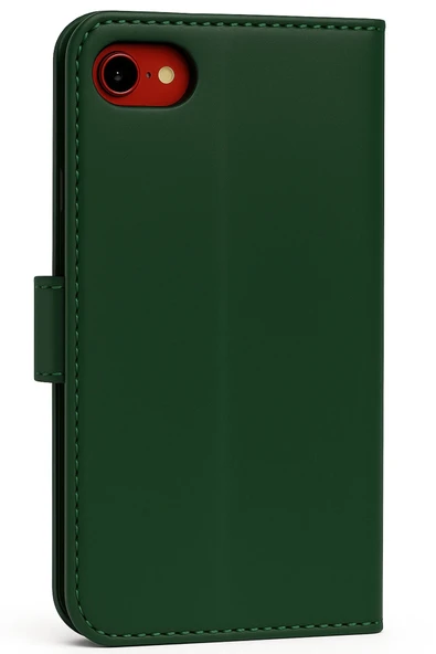 Apple iPhone 7 Trend S Plus Kapaklı Kılıf - Yeşil ürün görseli