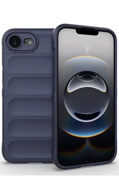 iPhone 16E Kılıf Optimum Silikon - Lacivert ürün görseli