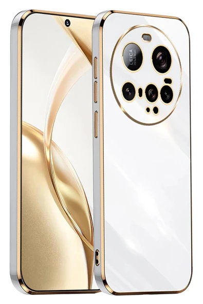 Xiaomi Mi 15 Ultra Kılıf Volet Silikon - Beyaz ürün görseli