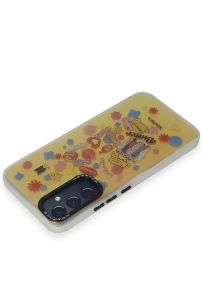 Samsung Galaxy A34 5G Kılıf Estoril Desenli Kapak - Estoril - 16 - Resim 4