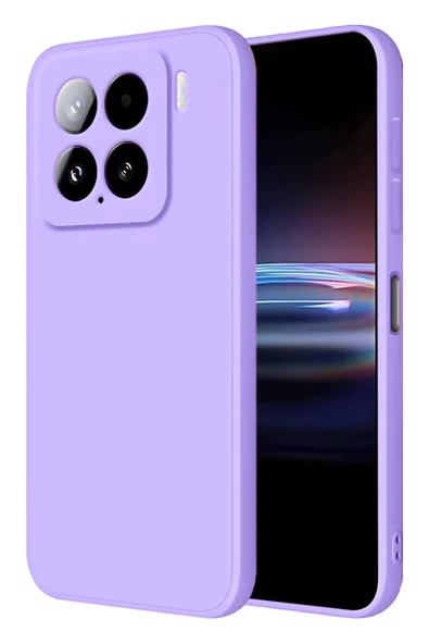 Xiaomi Mi 15 Pro Kılıf Nano içi Kadife Silikon - Lila ürün görseli