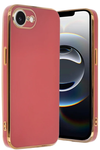 iPhone 16E Kılıf Volet Silikon - Kırmızı ürün görseli