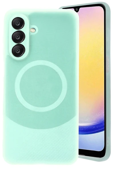 Samsung A56 Kılıf Maya Karbon Kapak - Su Yeşili - Resim 3