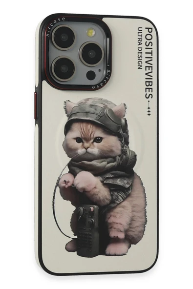 iPhone 14 Pro Fun Magsafe Kapak - Beyaz ürün görseli