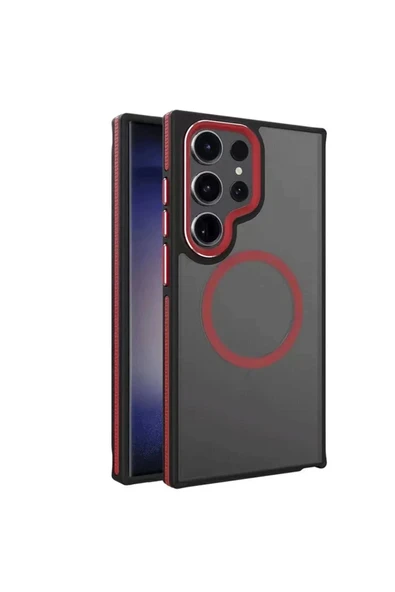 Samsung Galaxy S23 Ultra Winner Magsafe Kapak - Kırmızı ürün görseli
