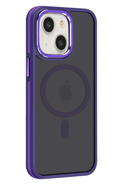 iPhone 15 Winner Magsafe Kapak - Derin Mor ürün görseli