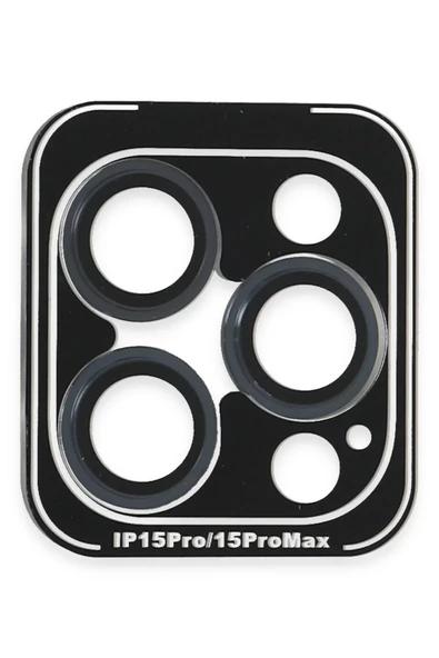 iPhone 15 Pro Max PVD Metal Kamera Lens - Lacivert ürün görseli