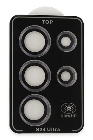 Samsung Galaxy S24 Ultra PVD Metal Kamera Lens - Derin Mor - Resim 2