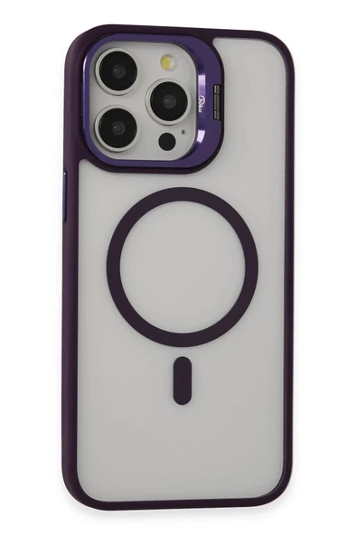 iPhone 14 Pro Kılıf Roblox Lens Magsafe Standlı Kapak - Derin Mor ürün görseli