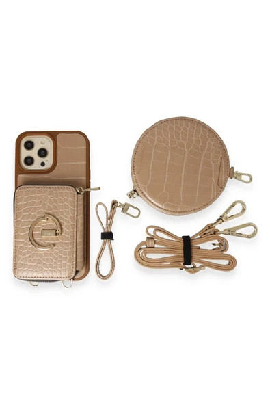 iPhone 14 Pro Max Kılıf Ermes Kapak - Sarı ürün görseli