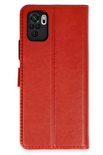 Redmi Note 10 Trend S Plus Kapaklı Kılıf - Kırmızı ürün görseli