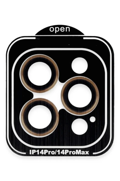 iPhone 14 Pro Max PVD Metal Kamera Lens - Turuncu ürün görseli