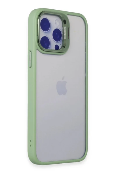 iPhone 14 Pro Kılıf Roblox Lens Standlı Kapak - Yeşil - Resim 4