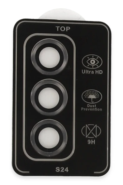 Samsung Galaxy S24 PVD Metal Kamera Lens - Titan Gri - Resim 2