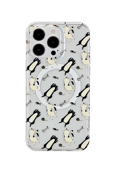 iPhone 15 Pro Tanya Magsafe Kapak - Desen 4 ürün görseli