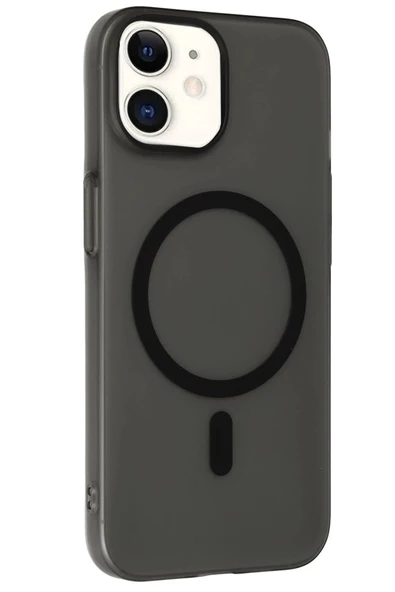 iPhone 11 Tuna PC Slim Magsafe Kapak - Siyah ürün görseli