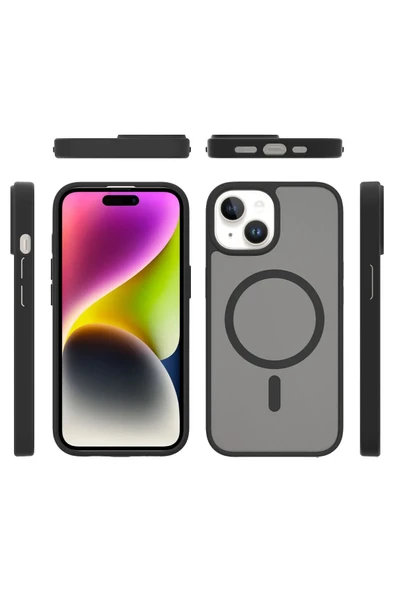 iPhone 14 Pro Jota Magsafe Kapak - Şeffaf ürün görseli