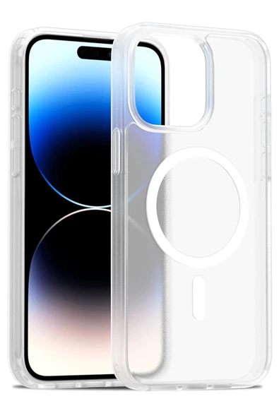 iPhone 15 Pro Max Jota Magsafe Kapak - Şeffaf - Resim 4