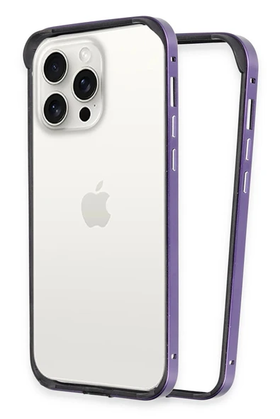 iPhone 14 Pro Max Land Bumper Koruma Kapak - Derin Mor ürün görseli