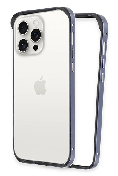iPhone 15 Pro Land Bumper Koruma Kapak - Lacivert ürün görseli