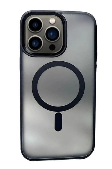iPhone 13 Pro Max Solid Magsafe Kapak - Siyah ürün görseli