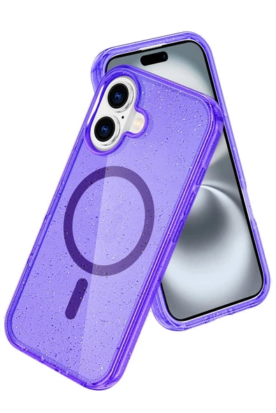 Apple iPhone 16 Star Magsafe Kapak - Mor ürün görseli