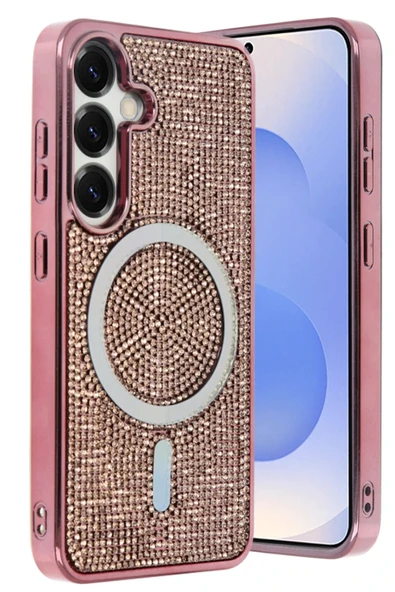 Samsung Galaxy S23 FE Helen Magsafe Kapak - Pembe - Resim 2